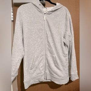 Gray Z Supply Activewear Zip-Up Hoodie Size M